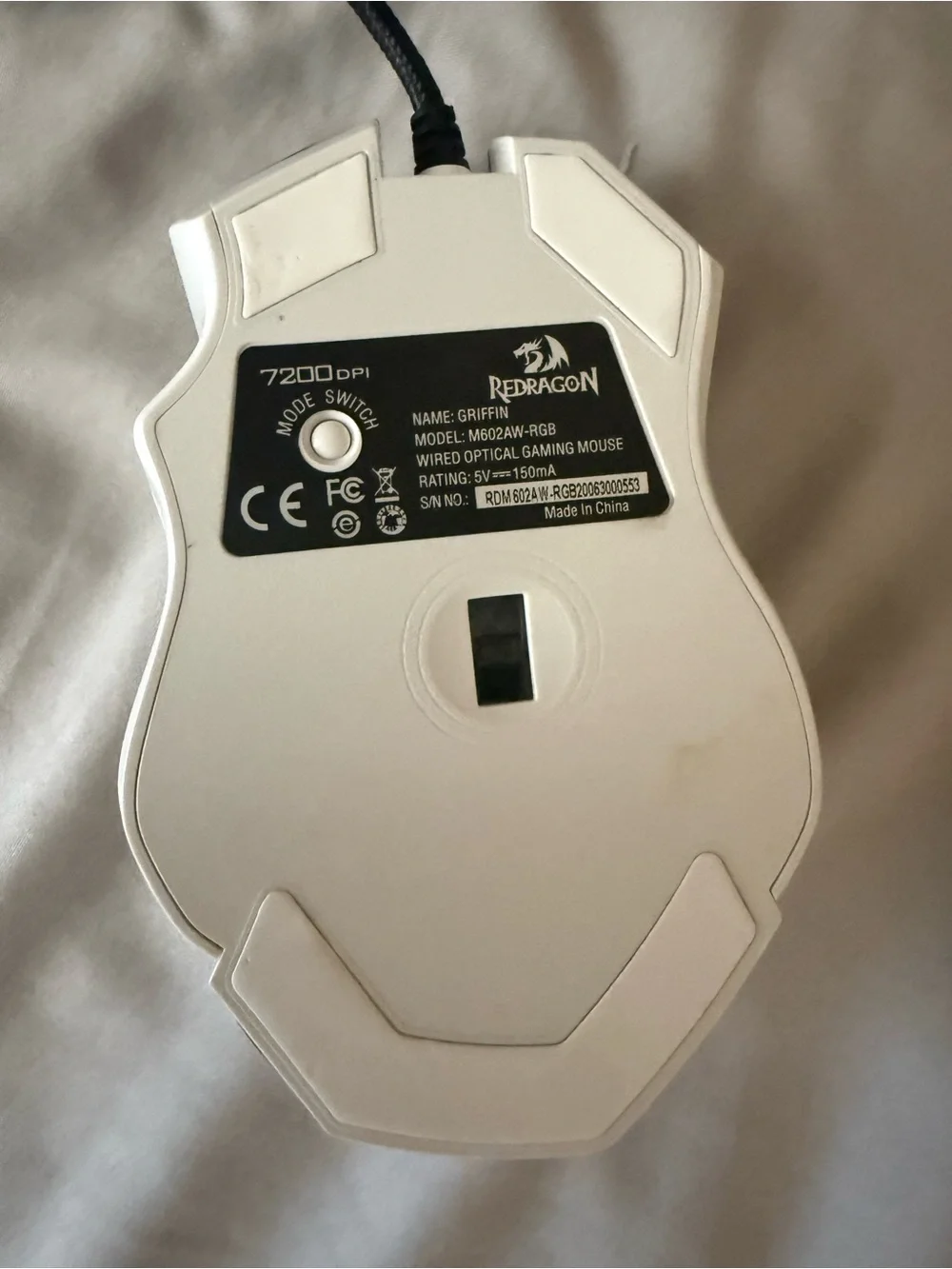 White Mechanical Keyboard and Mouse Combo